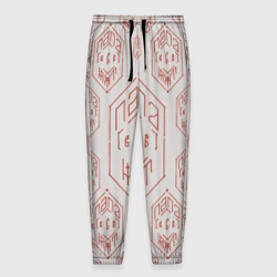 Мужские брюки 3D Папа может всё - красная сетка