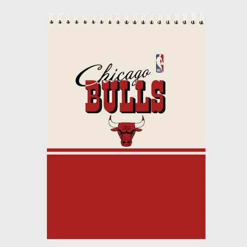 Скетчбук NBA Chicago Bulls vintage