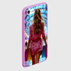 Чехол для iPhone 5/5S матовый Шопинг-симфония - фото 2