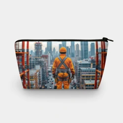 Косметичка 3D Высота труда взгляд на мегаполис