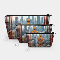 Косметичка 3D Высота труда взгляд на мегаполис - фото 2