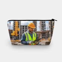 Косметичка 3D Строитель на площадке: контроль работ