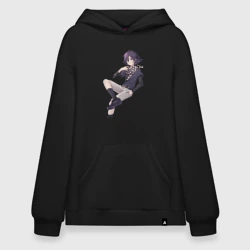 Худи SuperOversize хлопок Данганронпа V3 - Кокичи Ома - Цветной