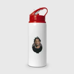 Бутылка для воды с трубочкой Kendrick Lamar
