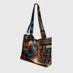 Пляжная сумка 3D Сварочный жар - фото 2