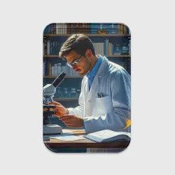 Картхолдер Magsafe магнитный Учёный за микроскопом