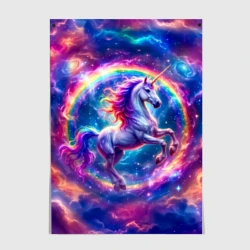 Постер Space Unicorn