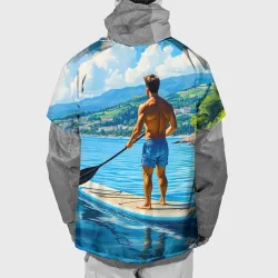 Накидка на куртку 3D SUP-приключение у лазурного берега - фото 3