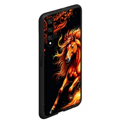 Чехол для Honor 20 Огненный конь в русской хохломе - фото 2