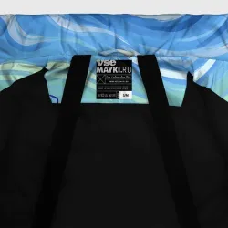 Женская зимняя куртка Oversize Ирисы под ван гога - фото 7