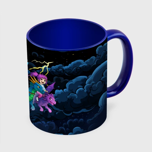 Папа и дочки на драконах