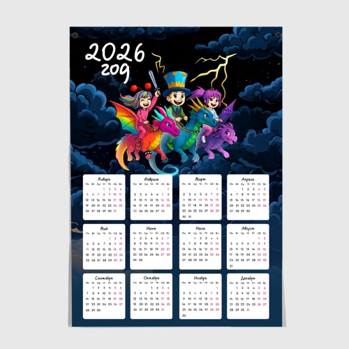 Папа и дочки на драконах