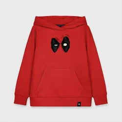 Детская толстовка хлопок Deadpool eyes