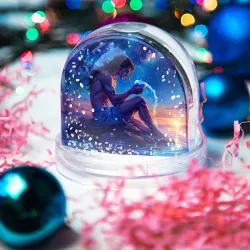 Игрушка Снежный шар Момент тишины Водолей - фото 2