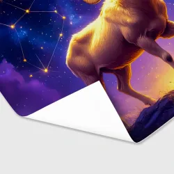 Бумага для упаковки 3D Овен под звёздным небом - фото 2