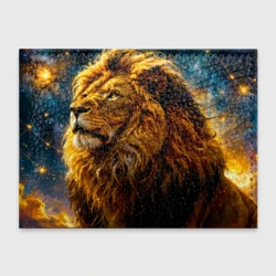 Обложка для студенческого билета Лев под звездным небом