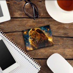 Обложка для студенческого билета Лев под звездным небом - фото 2