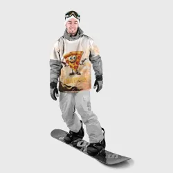 Накидка на куртку 3D Ганста пицца