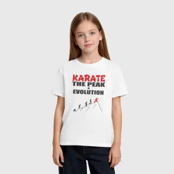 Детская футболка хлопок Карате это пик эволюции - фото 2