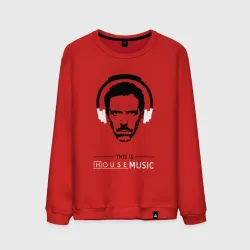 Мужской свитшот хлопок Doctor house music