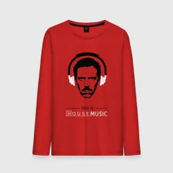 Мужской лонгслив хлопок Doctor house music