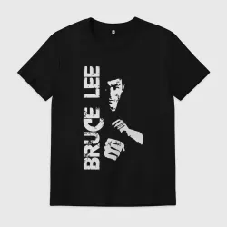 Мужская футболка хлопок Bruce Lee fighter