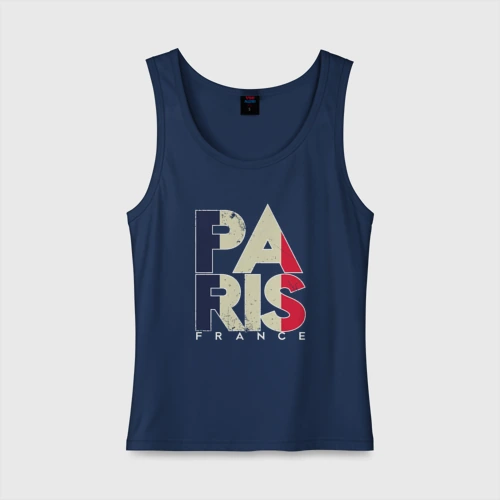 Женская майка хлопок Paris France