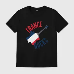 Мужская футболка хлопок France rocks