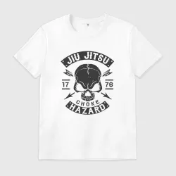 Мужская футболка хлопок Jiu jitsu hazard