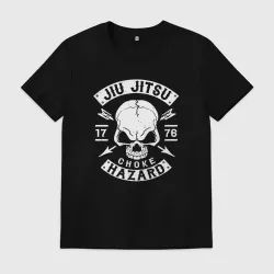 Мужская футболка хлопок Jiu jitsu hazard