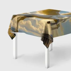 Скатерть 3D Пегас над храмами Эллады