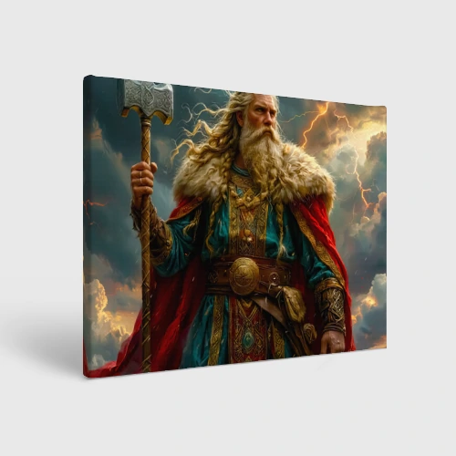 Холст прямоугольный Громовержец: владыка молний