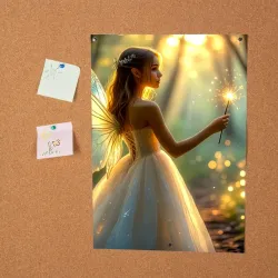 Постер Танец света феи в лесу - фото 2