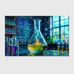 Флаг 3D Всплеск химических реакций