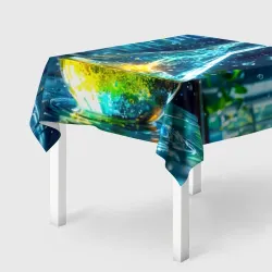 Скатерть 3D Всплеск химических реакций