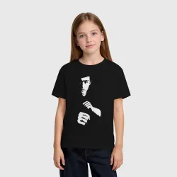 Детская футболка хлопок Bruce Lee warrior - фото 2