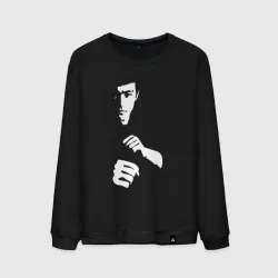 Мужской свитшот хлопок Bruce Lee warrior