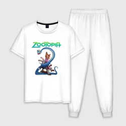 Мужская пижама хлопок Зверополис 2