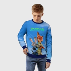 Детский свитшот 3D Звериная утопия - фото 2