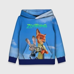 Детская толстовка 3D Звериная утопия