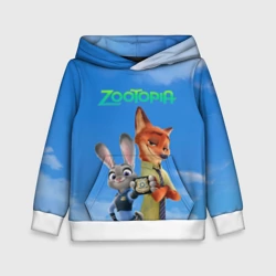 Детская толстовка 3D Звериная утопия