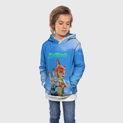 Детская толстовка 3D Звериная утопия - фото 2