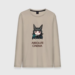 Мужской лонгслив хлопок Мияби из ZZZ мем Absolute Cinema