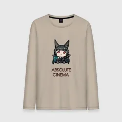 Мужской лонгслив хлопок Мияби из ZZZ мем Absolute Cinema