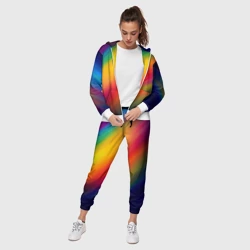 Женский костюм 3D Полосы радужные - фото 2