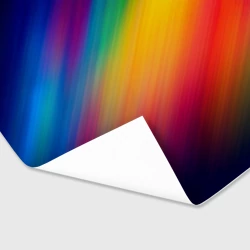 Бумага для упаковки 3D Полосы радужные - фото 2