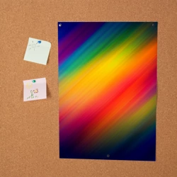 Постер Полосы радужные - фото 2