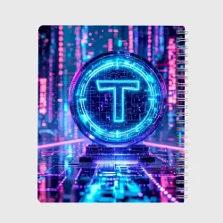 Тетрадь Цифровой Tether сияние блокчейна - фото 2