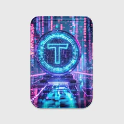 Картхолдер Magsafe магнитный Цифровой Tether сияние блокчейна
