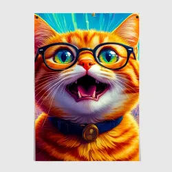 Постер Кот-учёный в мегаполисе